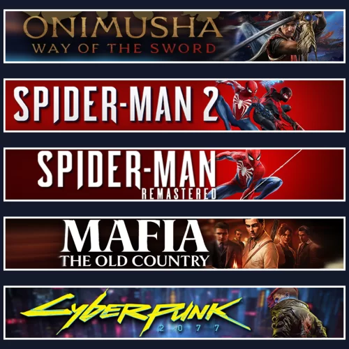 Onimusha +Spider 2 +SP1 +Mafia +Cyber.